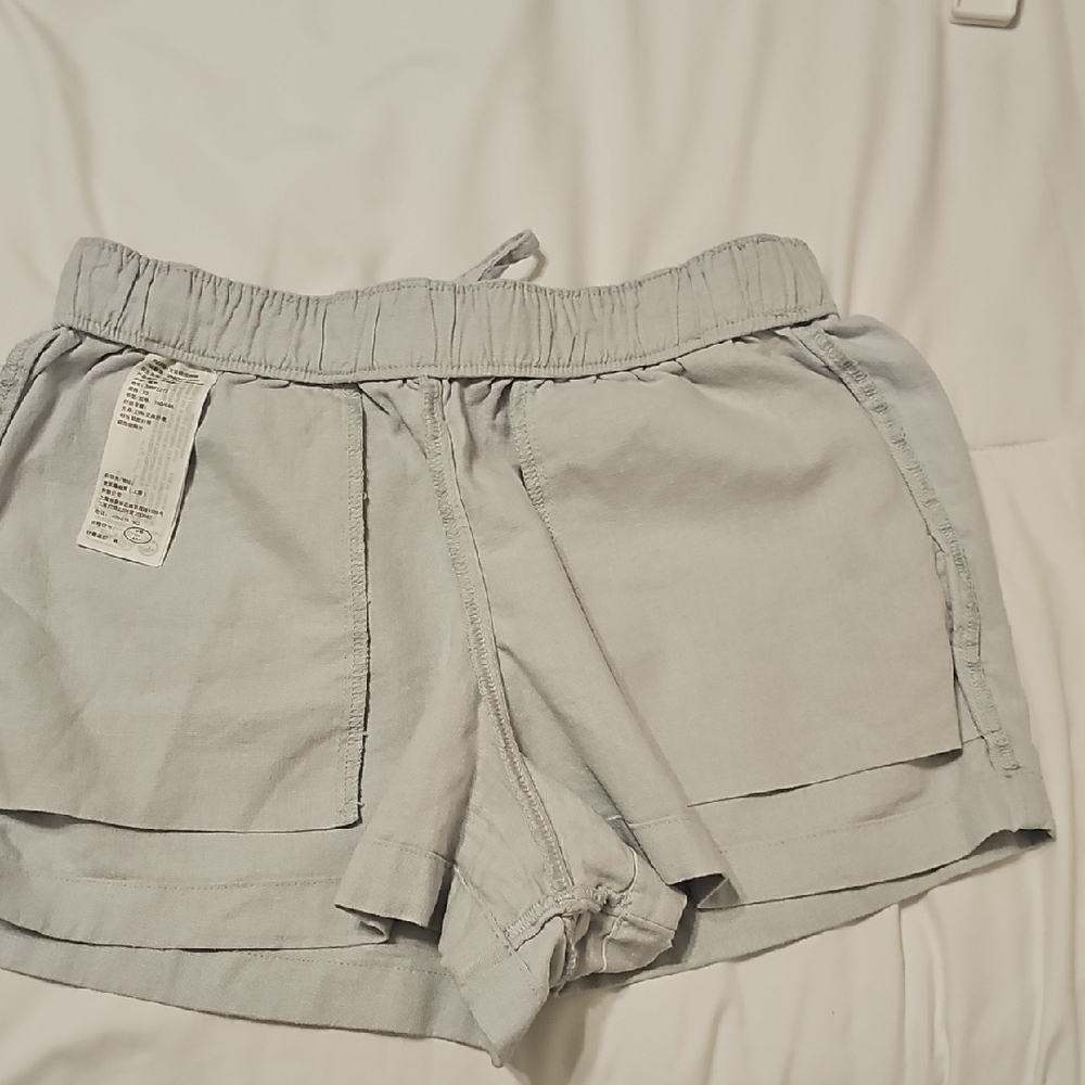 Hollister Women's ELLA Linen Blend XS Shorts - Picture 6 of 14